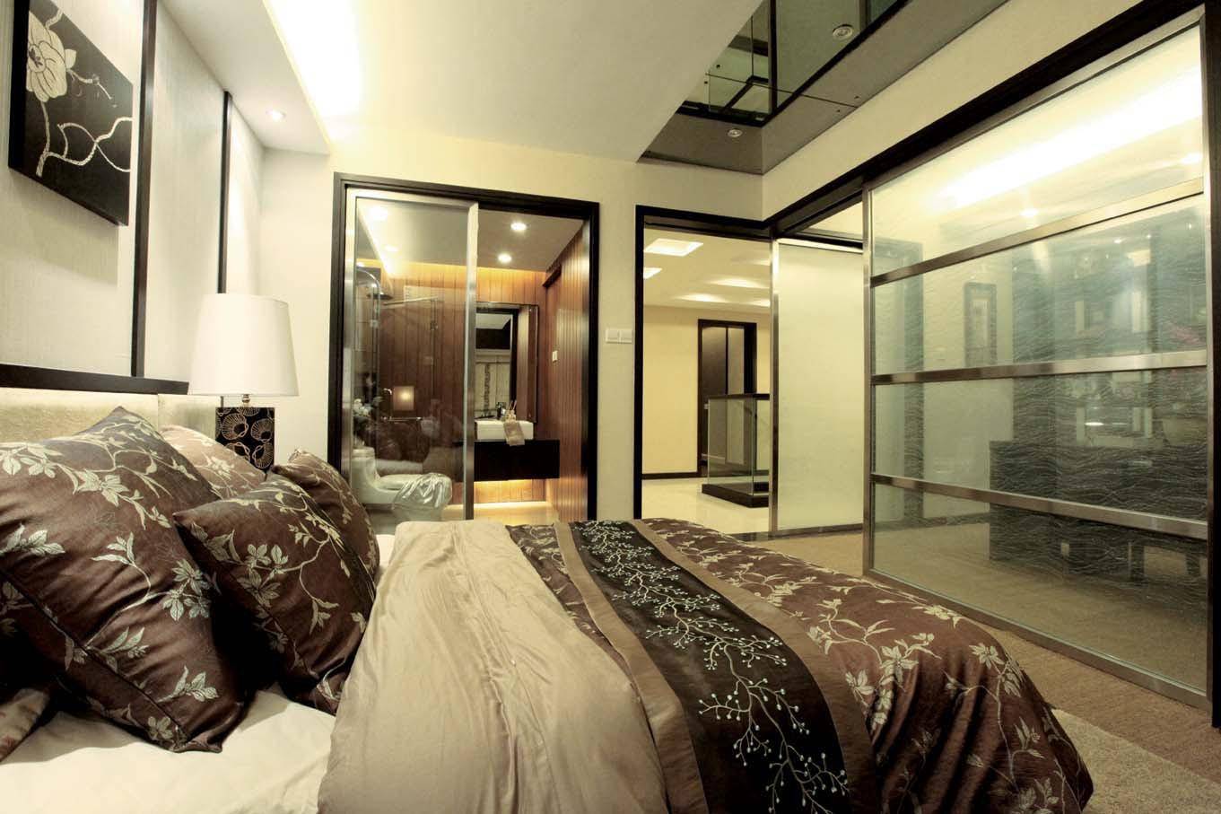 现代简约中式卧室设计方案