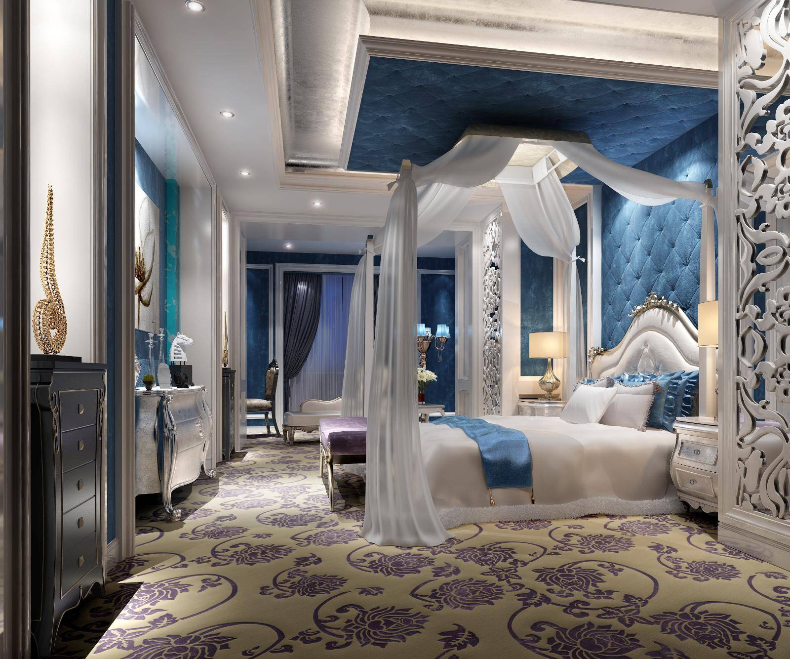 欧式地中海新古典卧室设计方案