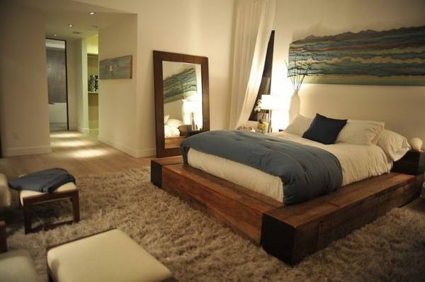 自然卧室木床设计方案