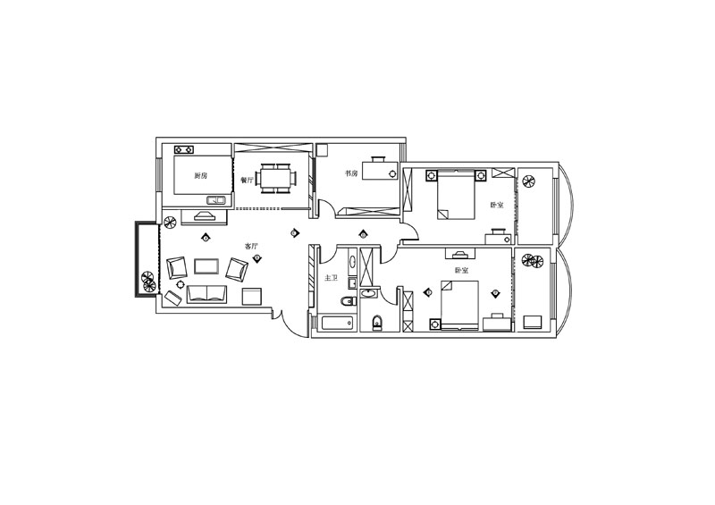 东林屋室内设计图片_6张