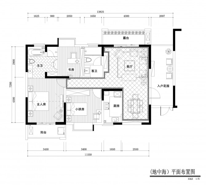 光谷世界城加州阳光样板间之“雅”设计图片_8张