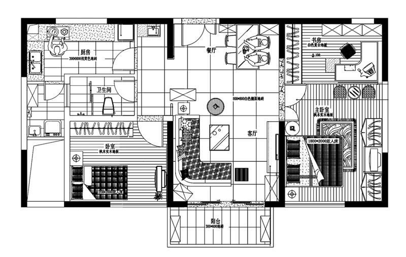 金陵大公寓住宅样板房设计图片_6张