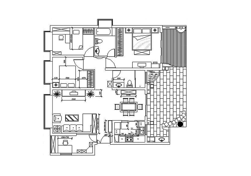 水榭花都听水居住宅室内设计图片_7张