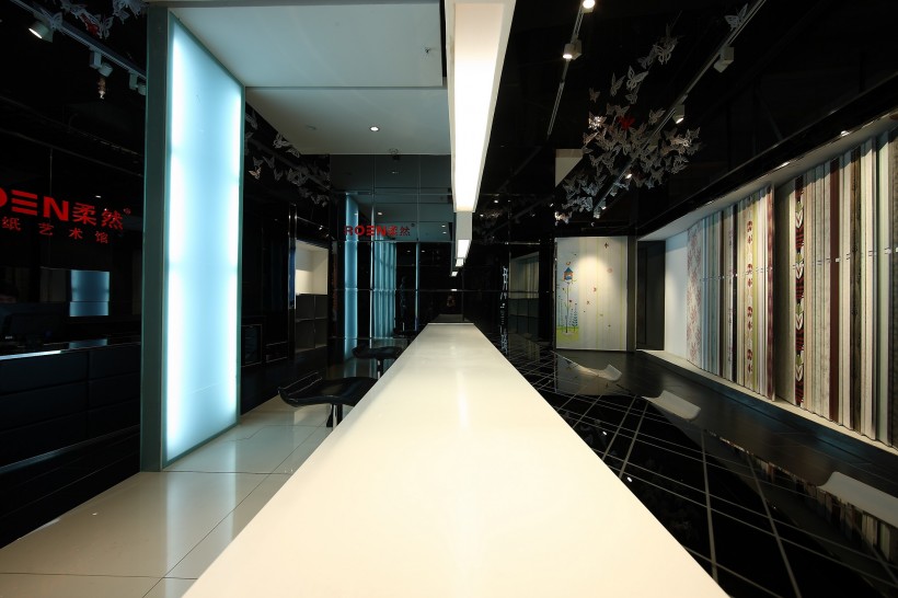 柔然壁纸的展示空间设计图片_19张