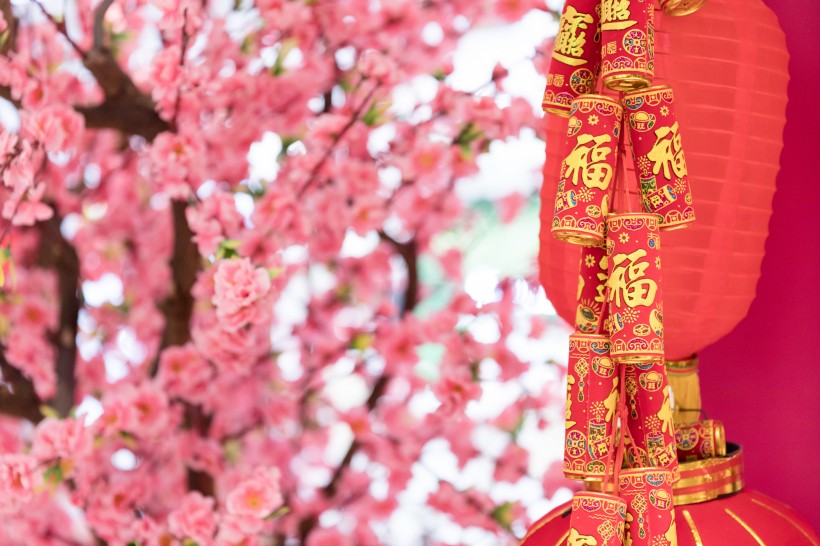 商场新年喜庆装饰图片_12张