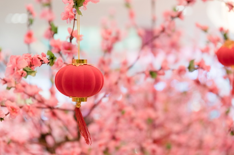 商场新年喜庆装饰图片_12张