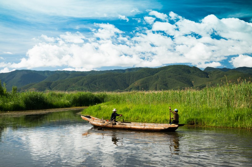 泸沽湖草海风景图片(19张)