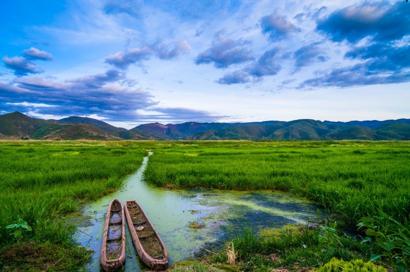 泸沽湖草海风景图片(19张)