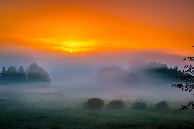 唯美晨雾风景图片(7张)