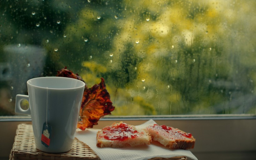 窗外的雨风景图片(8张)