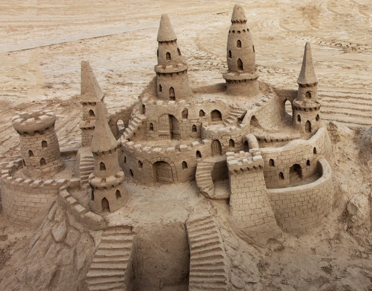 创意沙雕城堡图片(16张)
