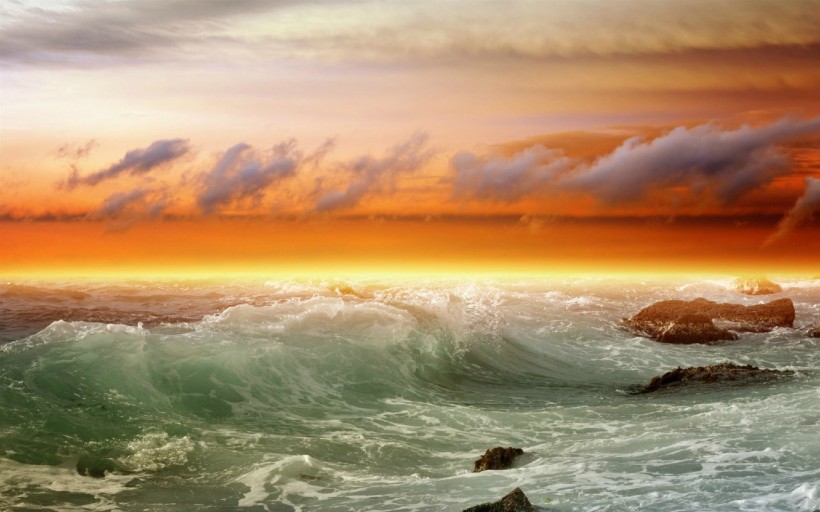 大海海洋海浪图片(9张)