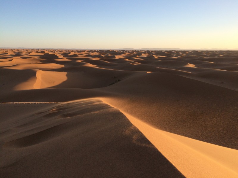 荒凉的沙漠风景图片(5张)
