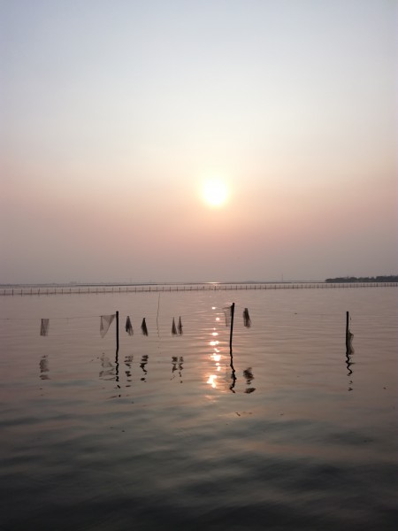 风平浪静的淀山湖图片(10张)