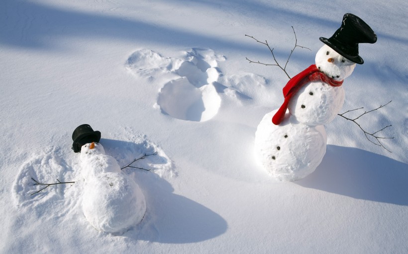 冬季雪人图片(11张)