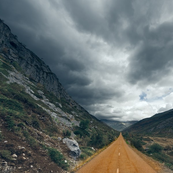 高山道路风景图片(8张)