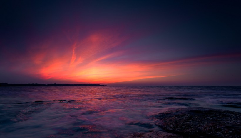 海上日落风景图片(9张)
