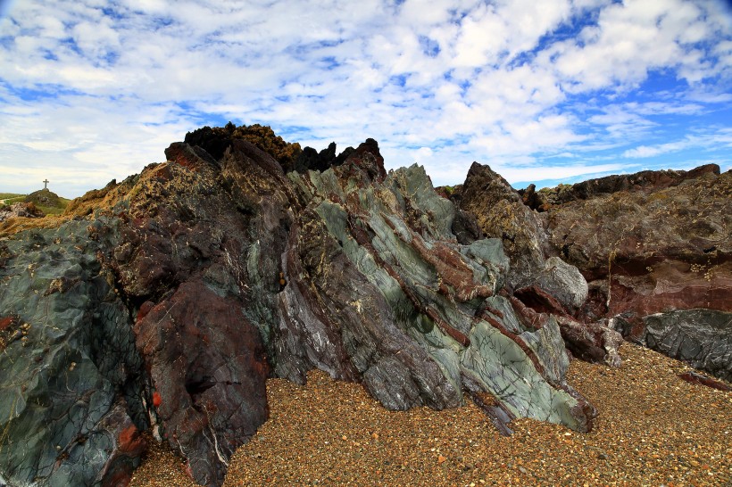 纽伯勒海滩的石头图片(8张)