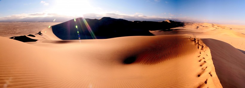 荒芜人烟的沙漠图片(9张)