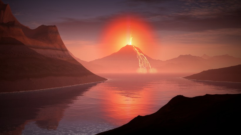 震撼的火山喷发图片(10张)