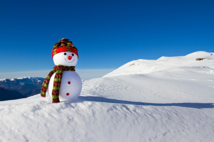 可爱的雪人风景图片(15张)