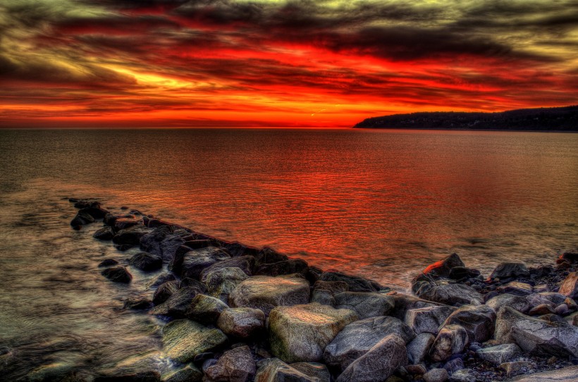 美丽的夕阳海景图片(19张)