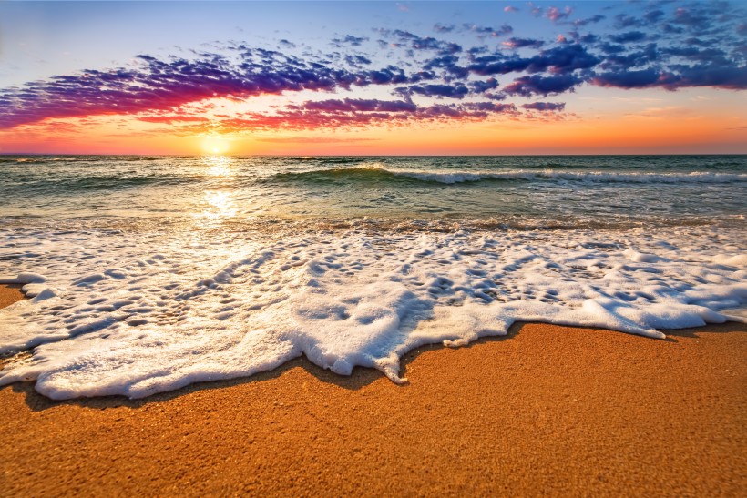 美丽的夕阳海景图片(19张)