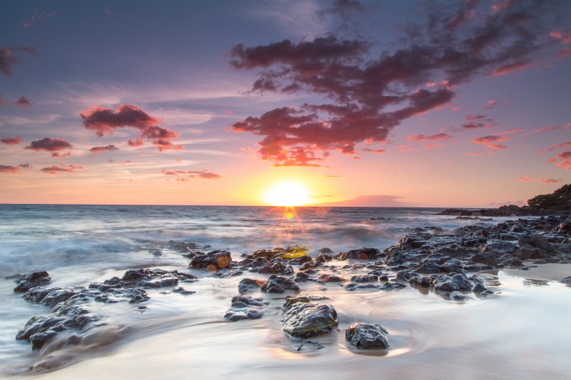 美丽的夕阳海景图片(19张)