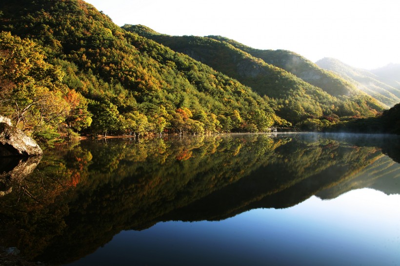 湖面倒影风景图片(24张)