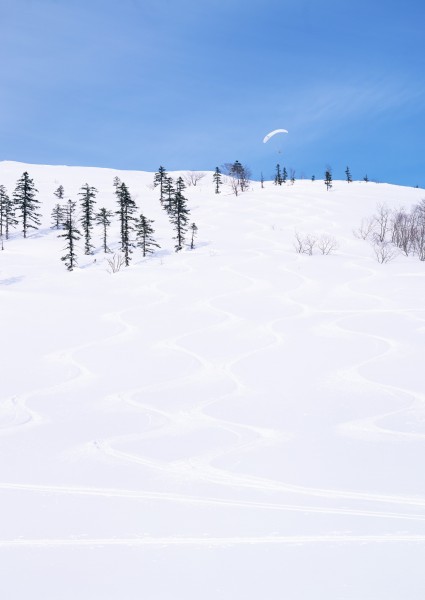 人和美丽雪景图片(7张)