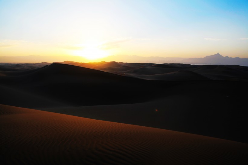 辽无边际的沙漠图片(10张)