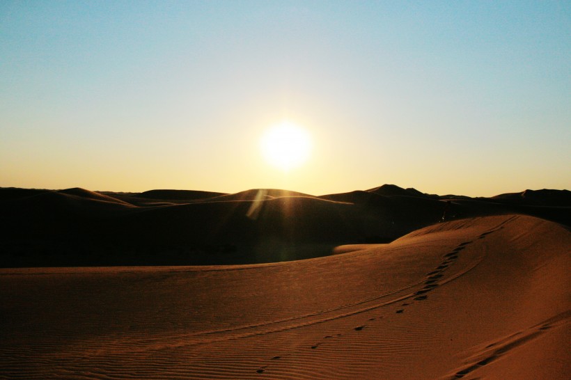 荒芜的沙漠图片(18张)