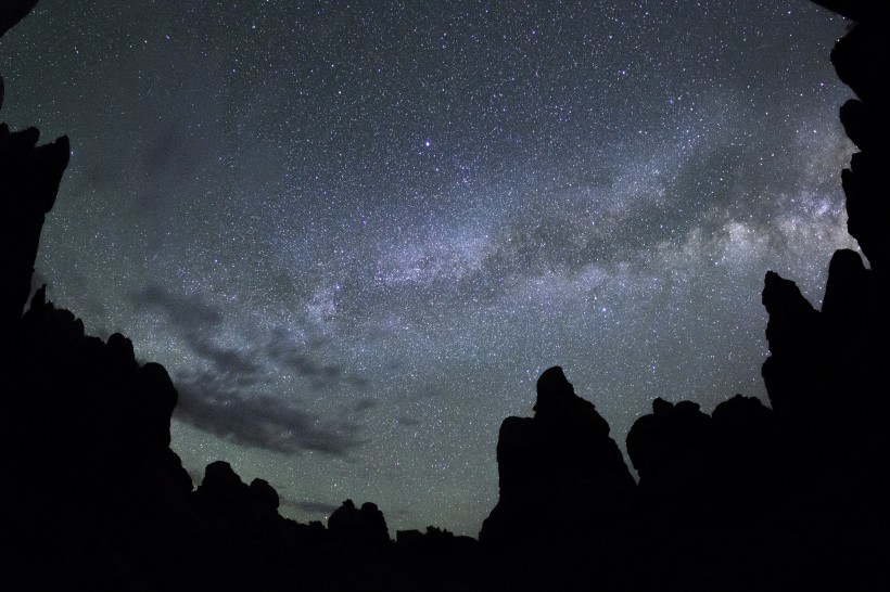 美国犹他州夜空的繁星点点图片(14张)