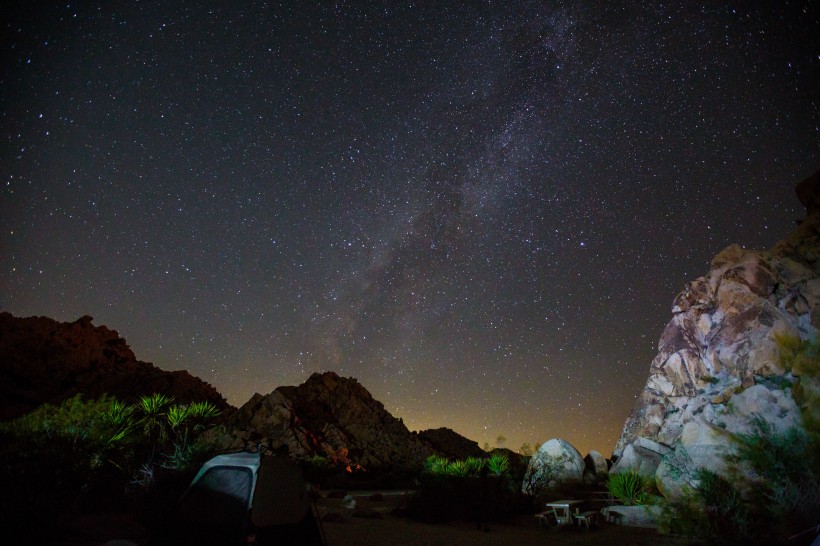 美国犹他州夜空的繁星点点图片(14张)