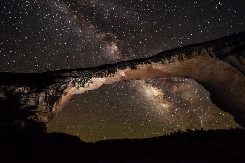 美国犹他州夜空的繁星点点图片(14张)