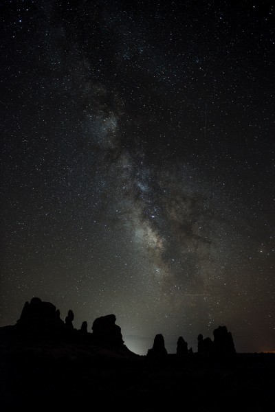 美国犹他州夜空的繁星点点图片(14张)