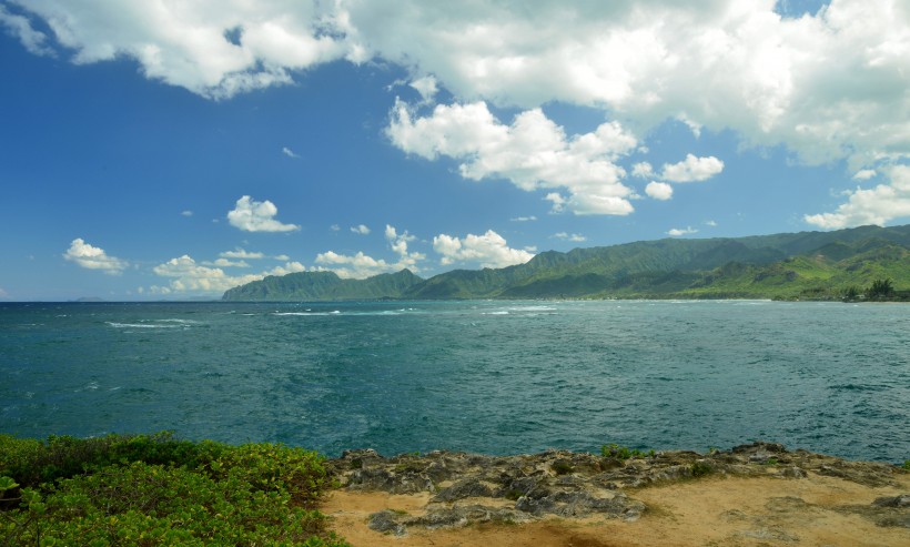夏威夷海岸风景图片(9张)
