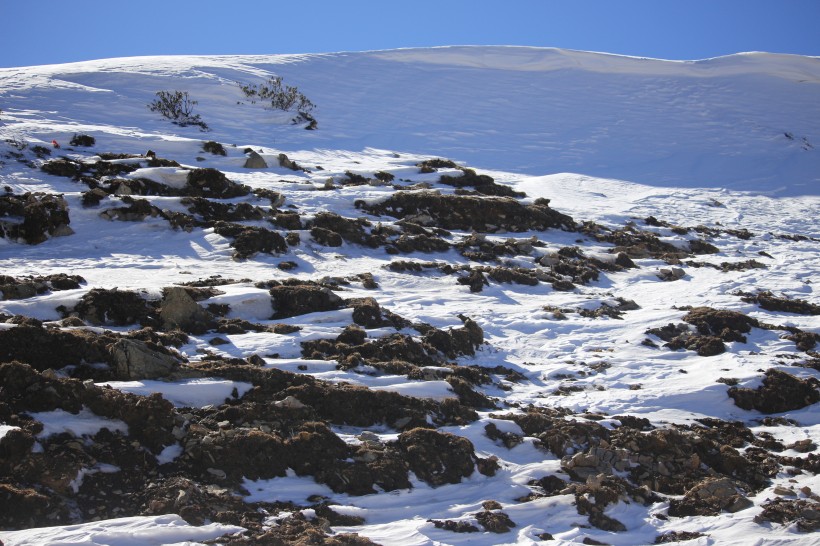 连绵的雪山风景图片(9张)