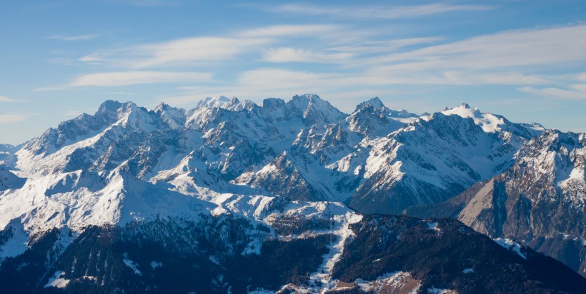 雪山顶部景色图片(13张)