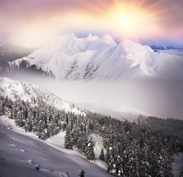 雪山风景图片(11张)