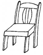 幼儿木椅子简笔画图片
