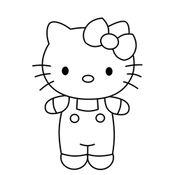 Hello Kitty简笔画