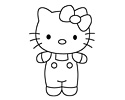 Hello Kitty简笔画图片