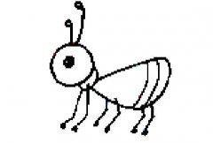 幼儿蚂蚁简笔画
