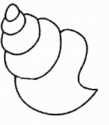 儿童简笔画:海螺