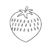 幼儿简笔画:草莓