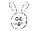 小兔子的三种形状简笔画