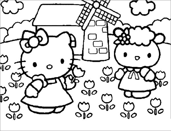 Hello Kitty简笔画