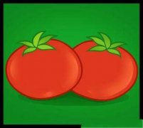 彩色番茄简笔画图片