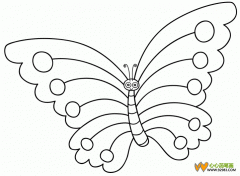 蝴蝶简笔画